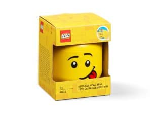 miniaturni lego 5006210 ulozny box hlava minifigurky blaznivy vyraz